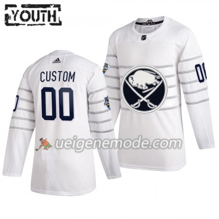 Kinder Buffalo Sabres Trikot Custom Weiß Adidas 2020 NHL All-Star Authentic